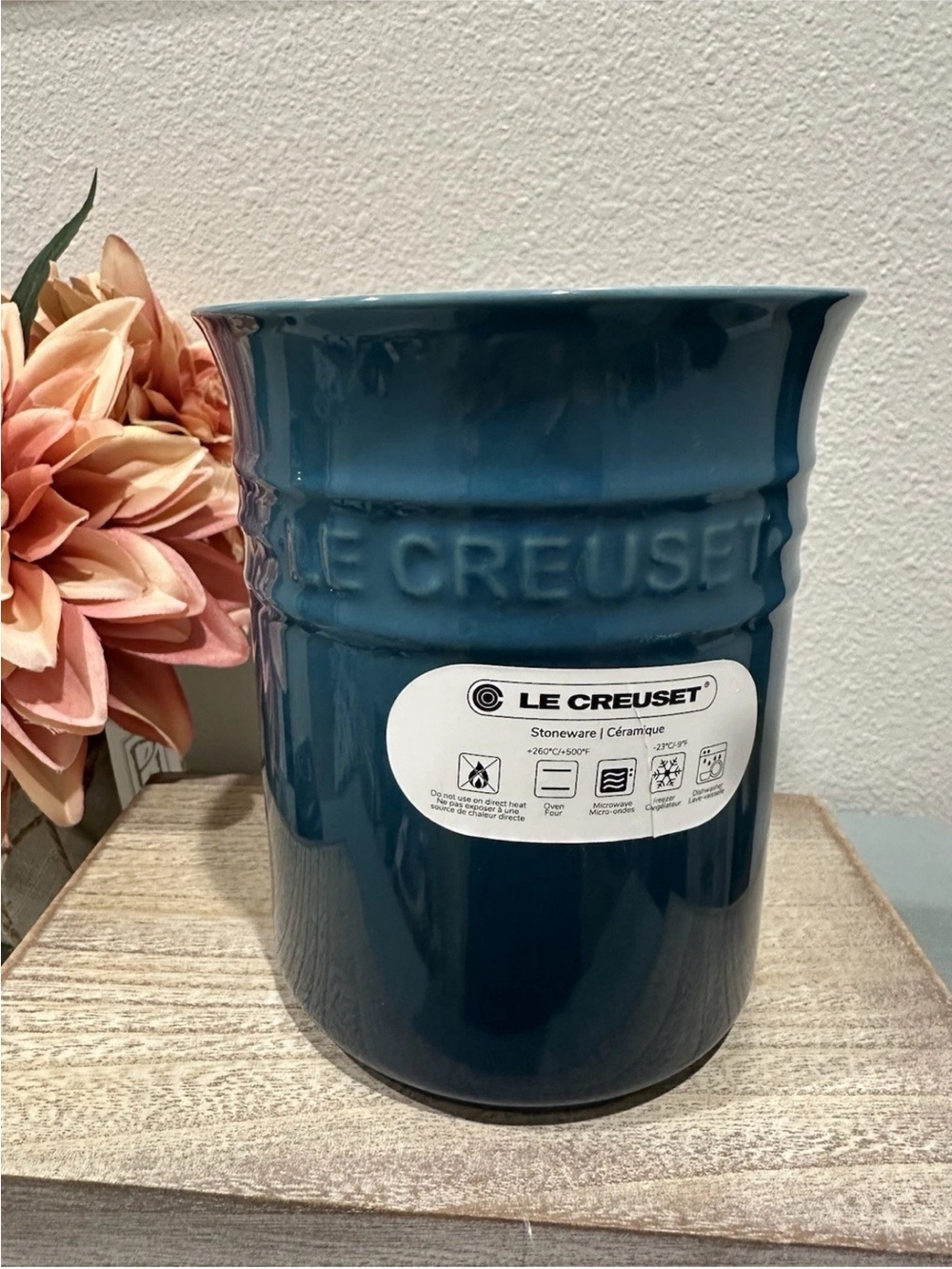 "Deep Teal" LE CREUSET Utensil Crock New 1L, 25cm Rect Dish, 10cm Mini
Cocotte - Picture 5 of 12